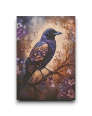 A6 Ansichtkaart - Night Garden: Night crow