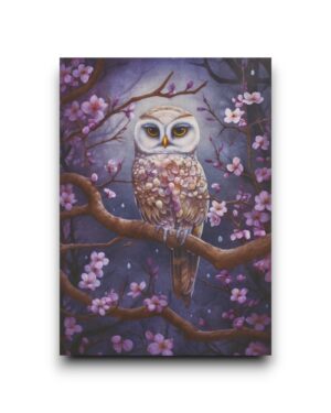 A6 Ansichtkaart - Night Garden: Owl of the night