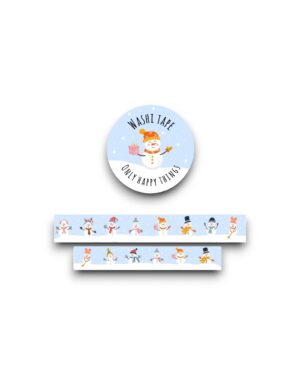 Washitape - Sweet snowman