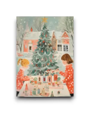 A6 - Ansichtkaart - Kerst hobby