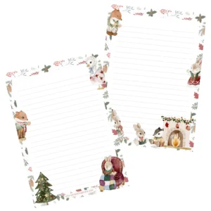 A5 Schrijfblok - Kerstdieren