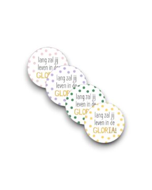 Stickers - Lang zal jij leven in de gloria