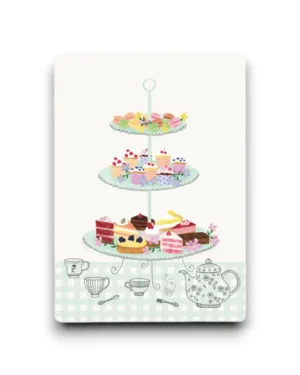 A6 Ansichtkaart - High tea