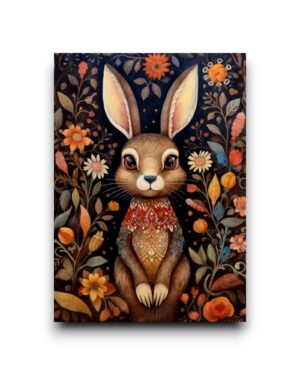 A6 Ansichtkaart - Cosy Forest: Haas