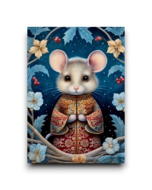 A6 Ansichtkaart - Cosy Forest: Muis