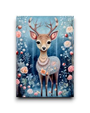 A6 Ansichtkaart - Cosy Forest: Hert