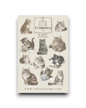 Stickervel - Katten