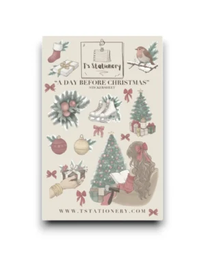 Stickervel - Een dag voor kerstmis