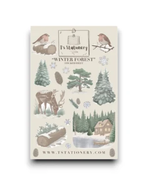 Stickervel - Wintersbos