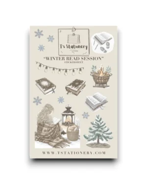 Stickervel - Winters leesplezier