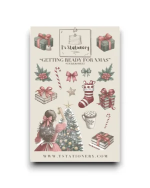Stickervel - Klaar voor kerstmis