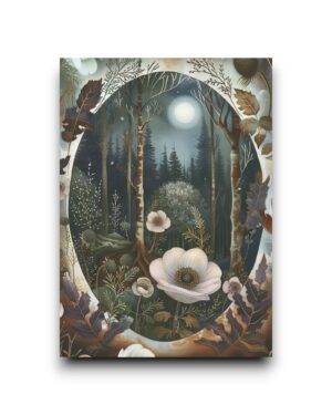 A6 Ansichtkaart - Bosbloemen: Annemoonbloemen