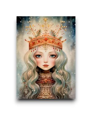 A6 Ansichtkaart - Yule Goddesses: Daisy