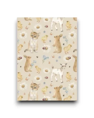 A6 ansichtkaart - Lente illustraties