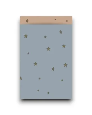 Cadeauzakje - Blauwe sterren