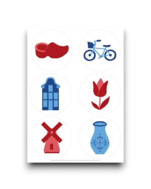 Stickervel A6 - Holland