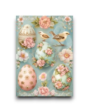 A6 Ansichtkaart - Happy Easter: NO. 1