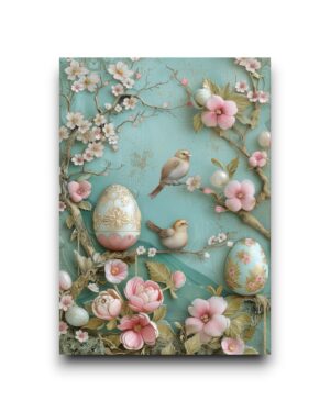 A6 Ansichtkaart - Happy Easter: NO. 6