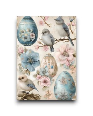A6 Ansichtkaart - Happy Easter: NO. 4