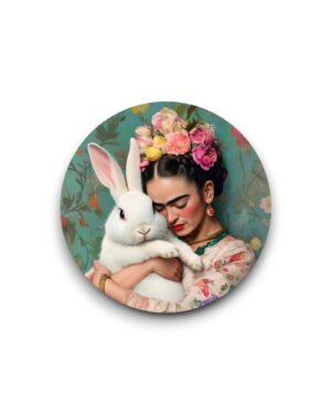 Sluitsticker - Frida Kahlo: Bunny