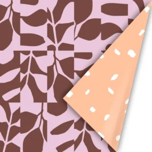 Inpakpapier 50cm - Abstract Botanics rose