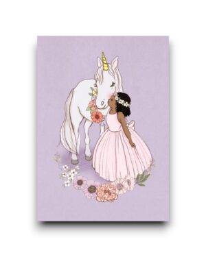 A6 Ansichtkaart - Unicorn kiss