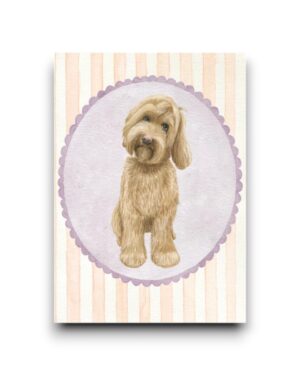 A6 Ansichtkaart - Labradoodle