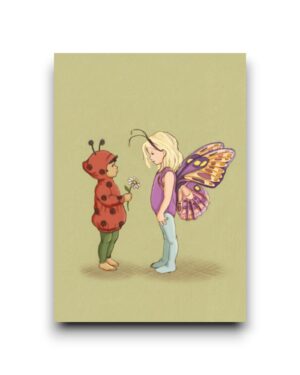 A6 ansichtkaart - Bug Friends