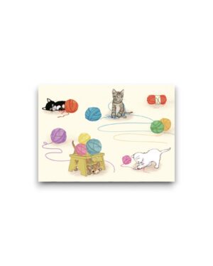 A6 ansichtkaart - Crafty Cats