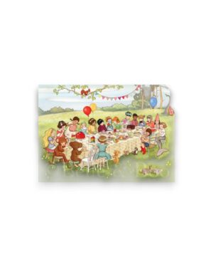 A6 ansichtkaart - Woodland feast