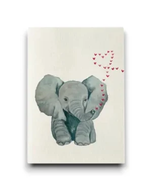 A6 ansichtkaart - Olifant