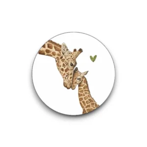 Sluitsticker los - Giraffen liefde