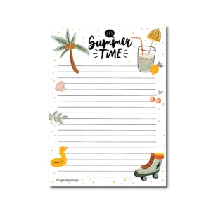 A5 Schrijfblok - Summer time
