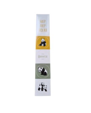 Stickervelletje - Vrolijke panda