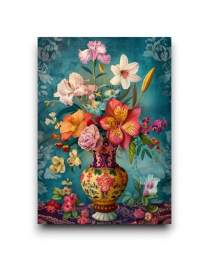 A6 Ansichtkaart - Flowers of the Dutch Masters - No 1