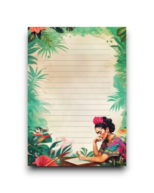A5 Schrijfblok - Frida Kahlo - Writing letters