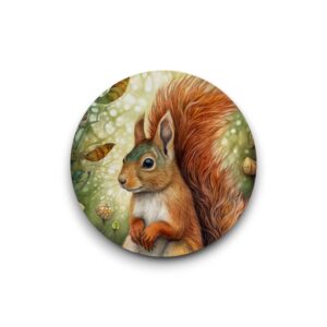 Sluitsticker - Animals of the forest - Eekhoorn