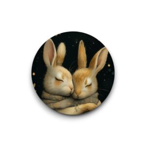 Sluitsticker - Cuddle Time - konijn
