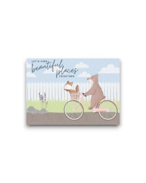 A6 Ansichtkaart - Lets find beautiful places together