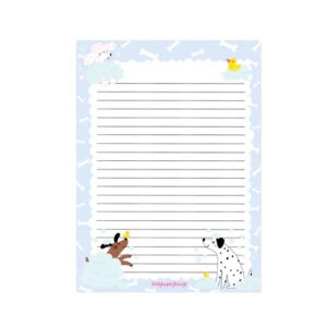 A5 Schrijfblok - Happy Dogs (winter)
