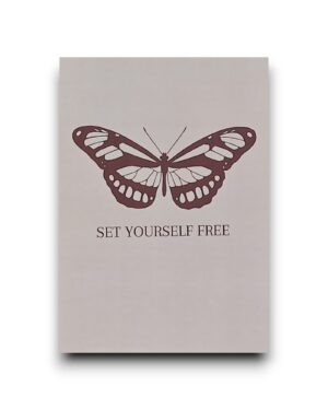 A6 Ansichtkaart - Set yourself free