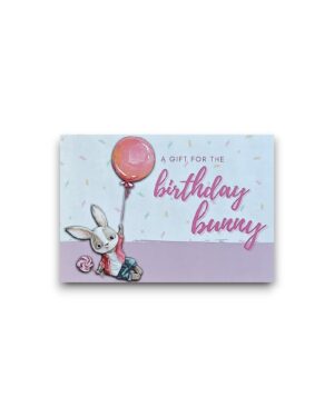 A6 Ansichtkaart - A gift for the birthday bunny