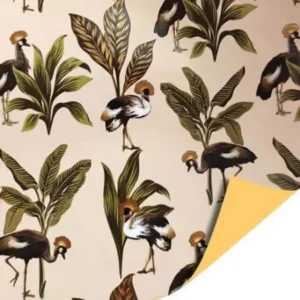 Cadeaupapier - Jungle kraanvogel