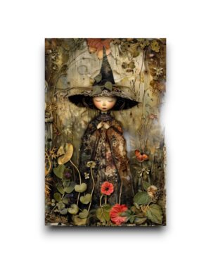 A6 Ansichtkaart - Fairytale Woodland: Witch