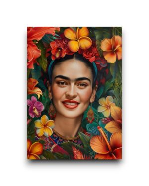 A6 Ansichtkaart - Frida Kahlo: Flowers