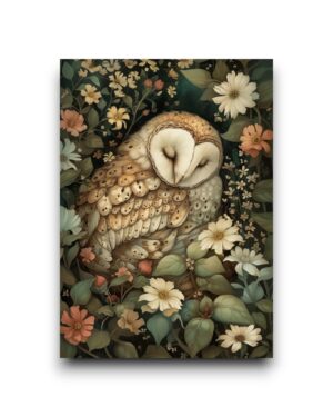 A6 Ansichtkaart - Sweet Dreams: Uil