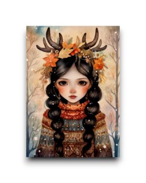 A6 Ansichtkaart - Yule Goddesses: Jasmine