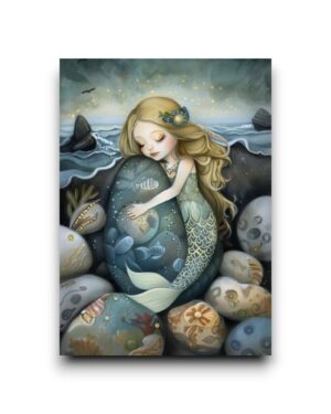 A6 Ansichtkaart - Mermaids: Bubble