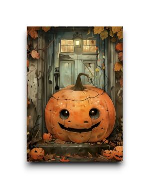 A6 Ansichtkaart - Sweet Halloween - Pompoen