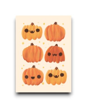 A6 Ansichtkaart - Pumpkin Patch Greetings